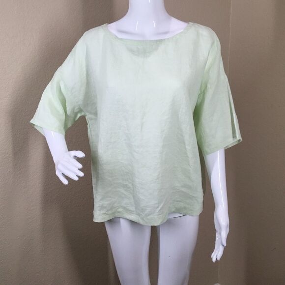 Eileen Fisher Organic Linen Top (A6) - Picture 1 of 5